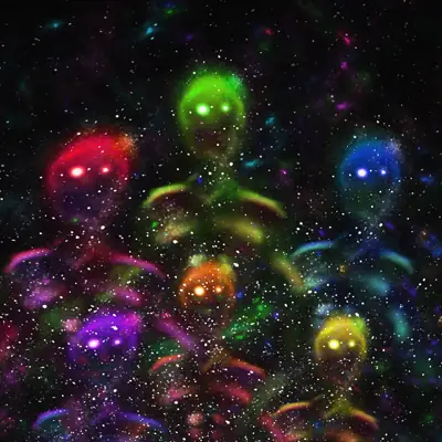 Nebula wezens in de sterren